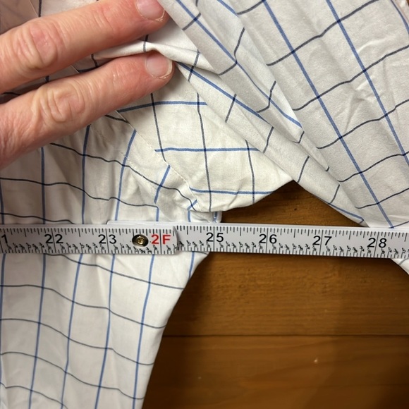 RALPH LAUREN Classic Fit Men Button Down White Plaid Long Sleeve business casual - Picture 2 of 8